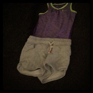 Shorts and a  tank top